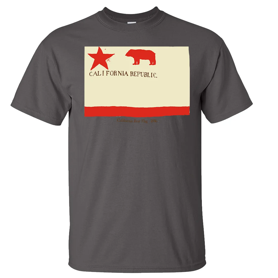 1846 California Republic State Flag T-shirt/tee