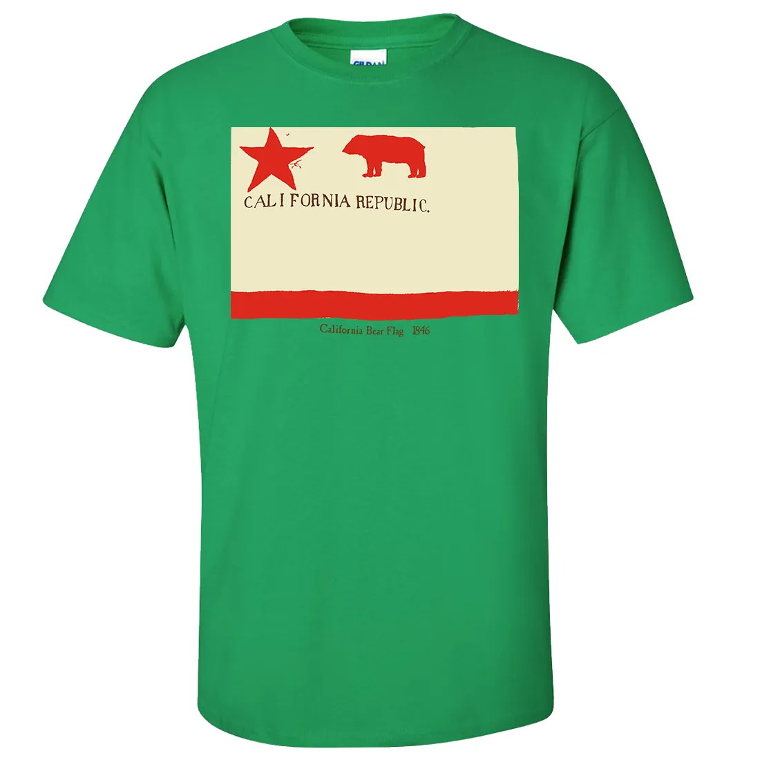 1846 California Republic State Flag T-shirt/tee