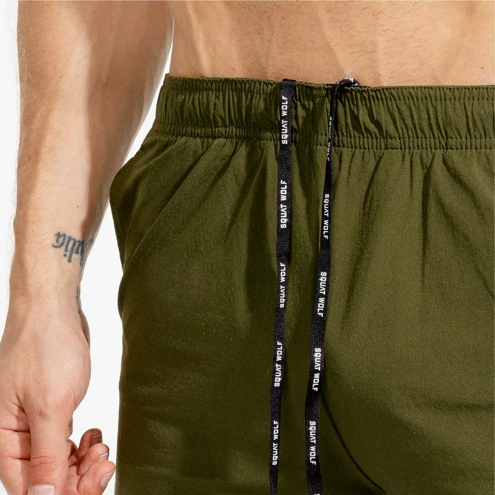 2-in-1 Dry Tech Shorts 2.0 - Olive