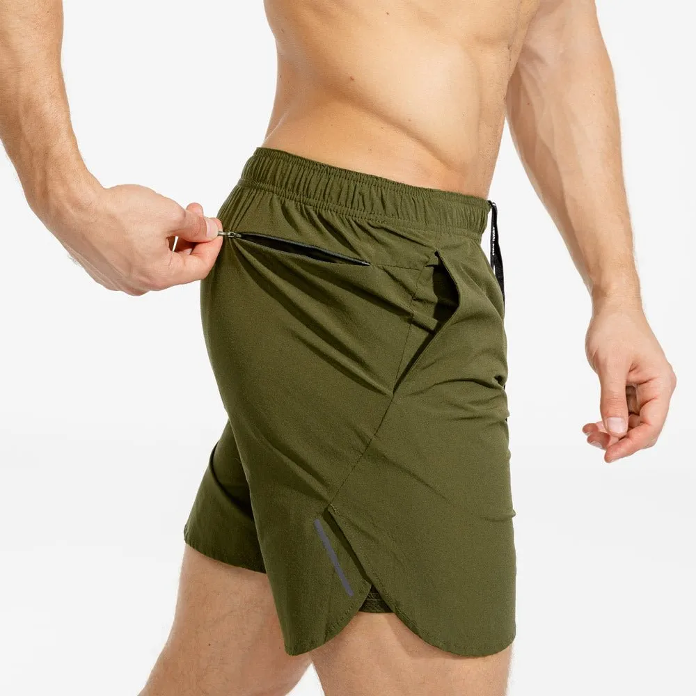 2-in-1 Dry Tech Shorts 2.0 - Olive