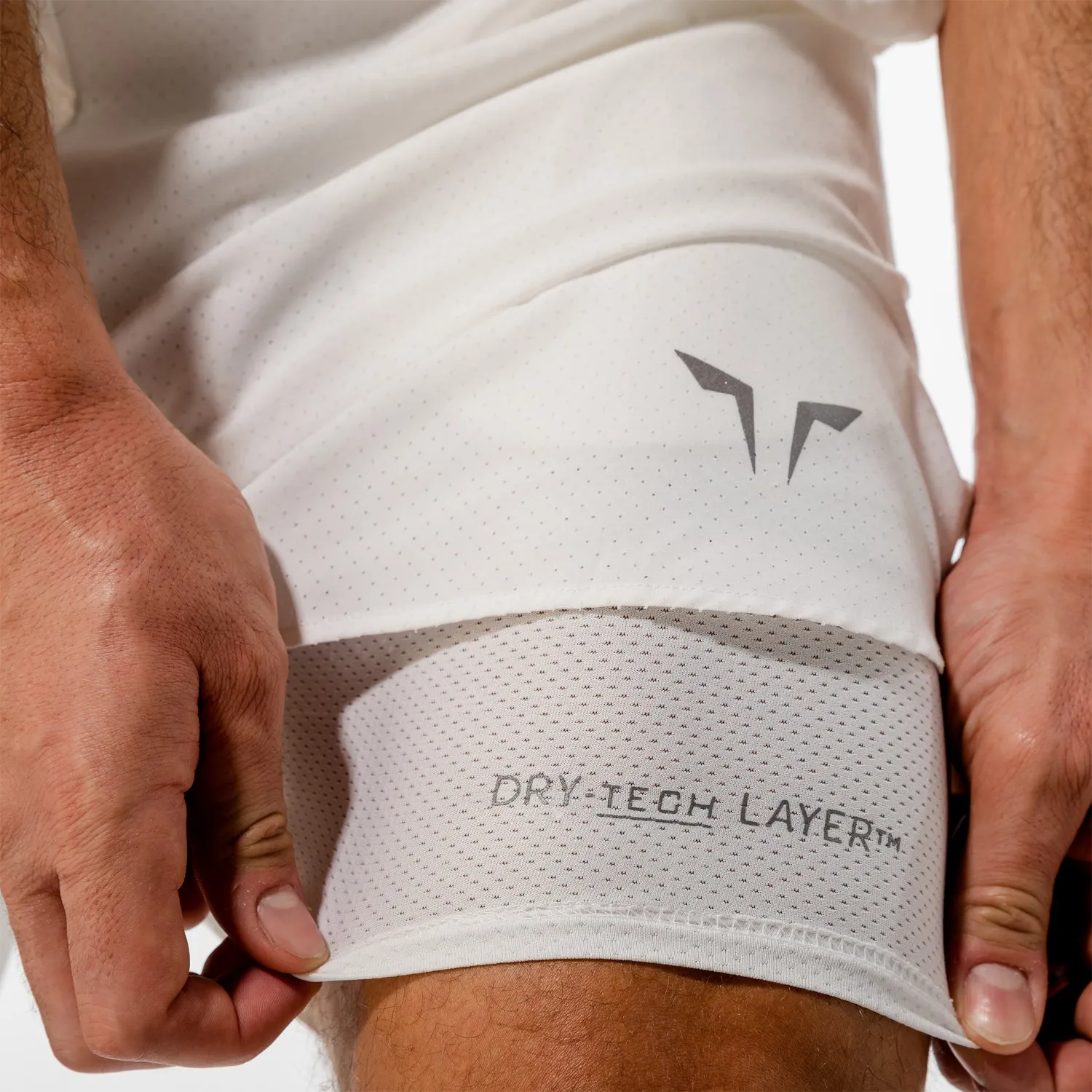 2-in-1 Dry Tech Shorts 2.0 - White