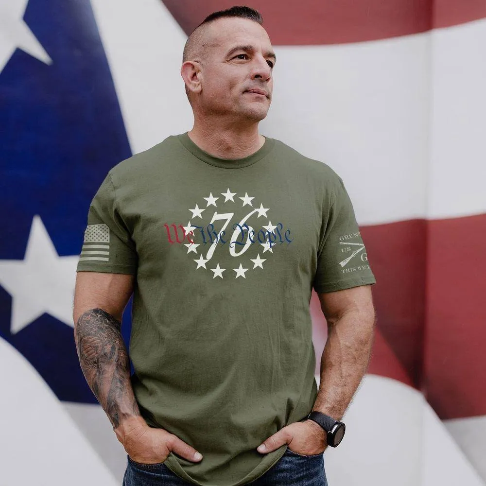 76 We The People T-Shirt - Military Green