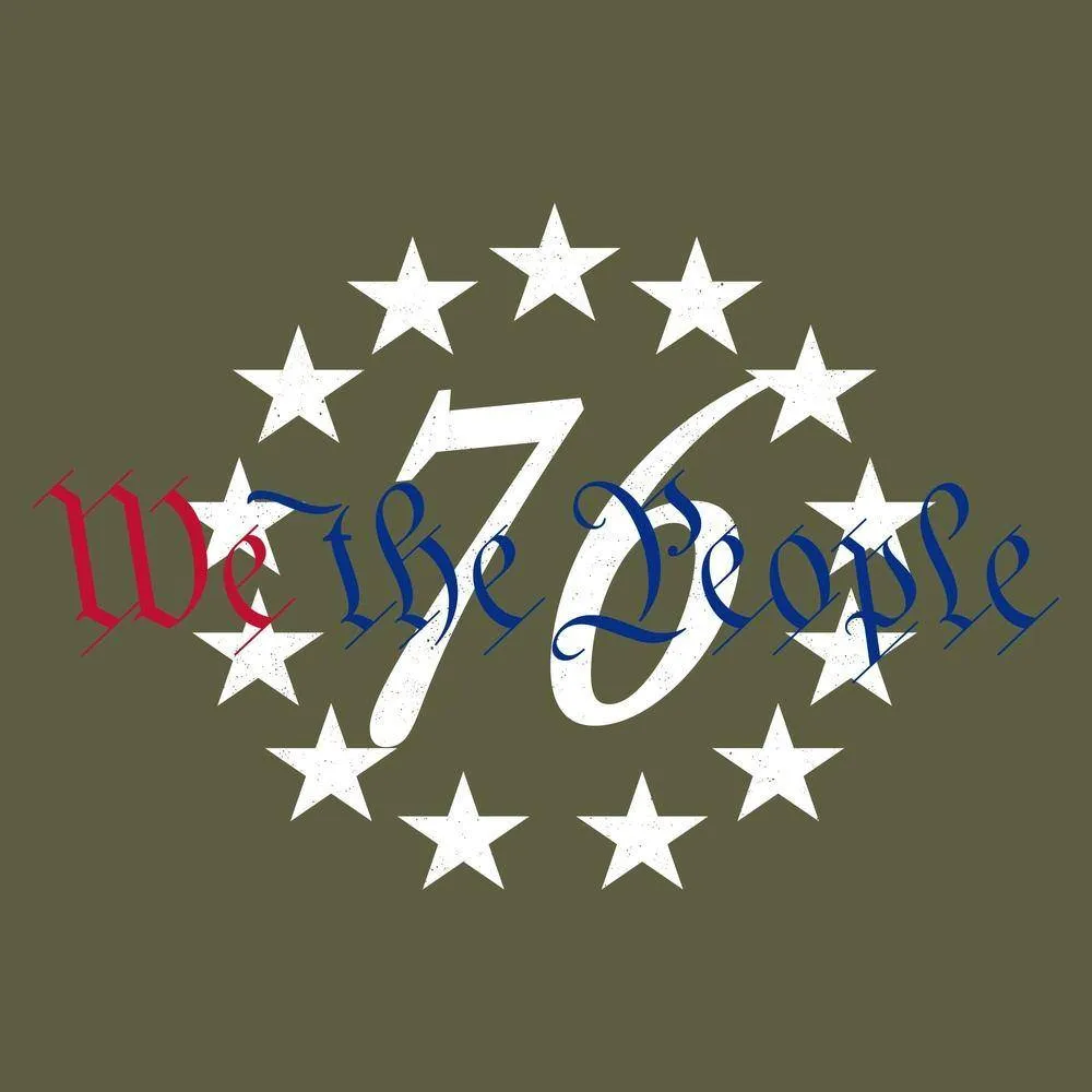 76 We The People T-Shirt - Military Green