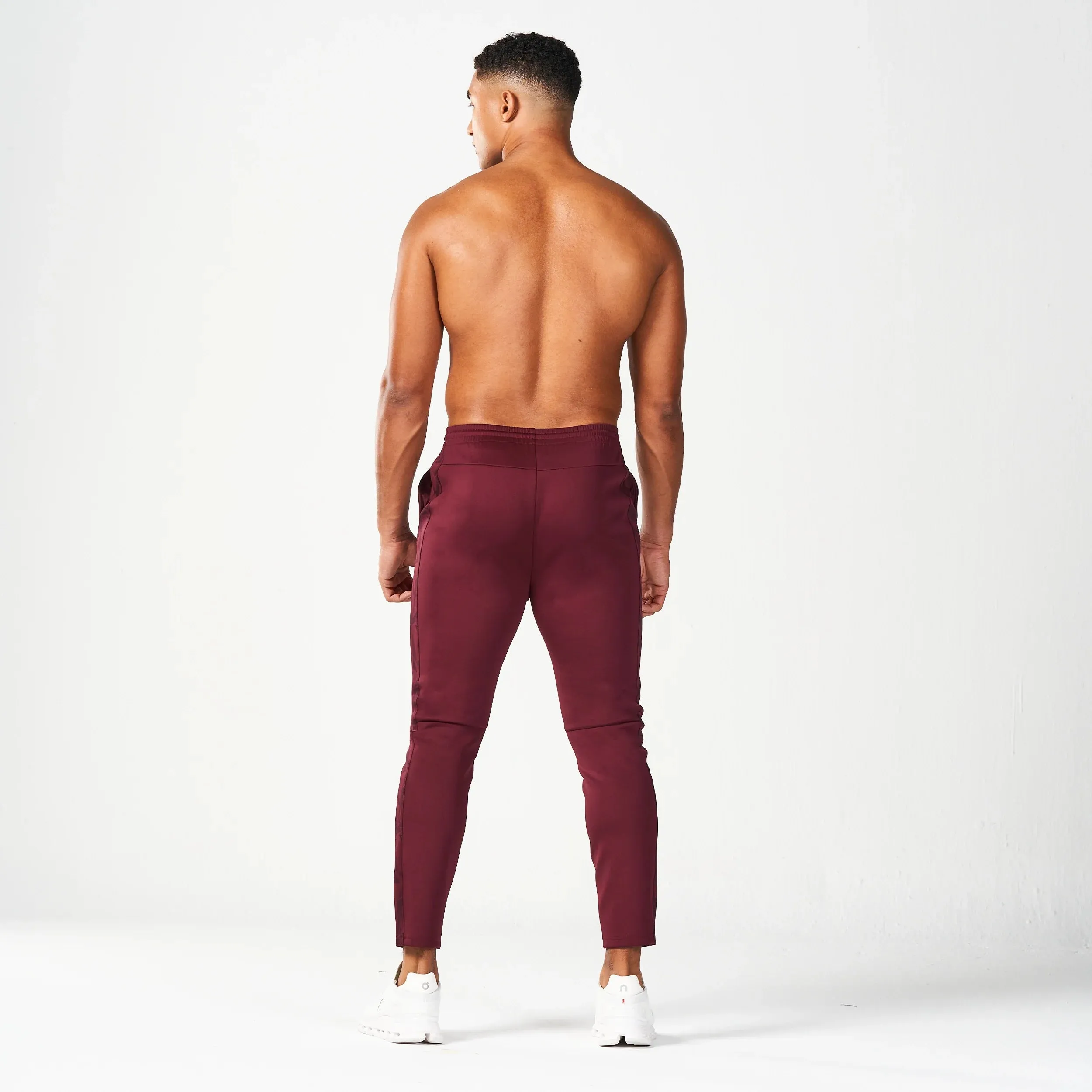 Active Tapered Pants - Burgundy