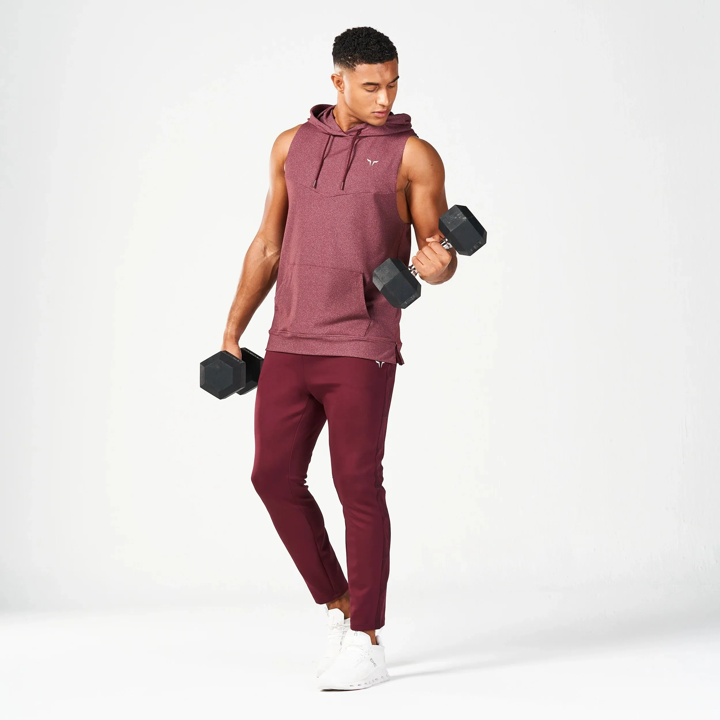 Adonis Hoodie 2.0 - Burgundy Marl