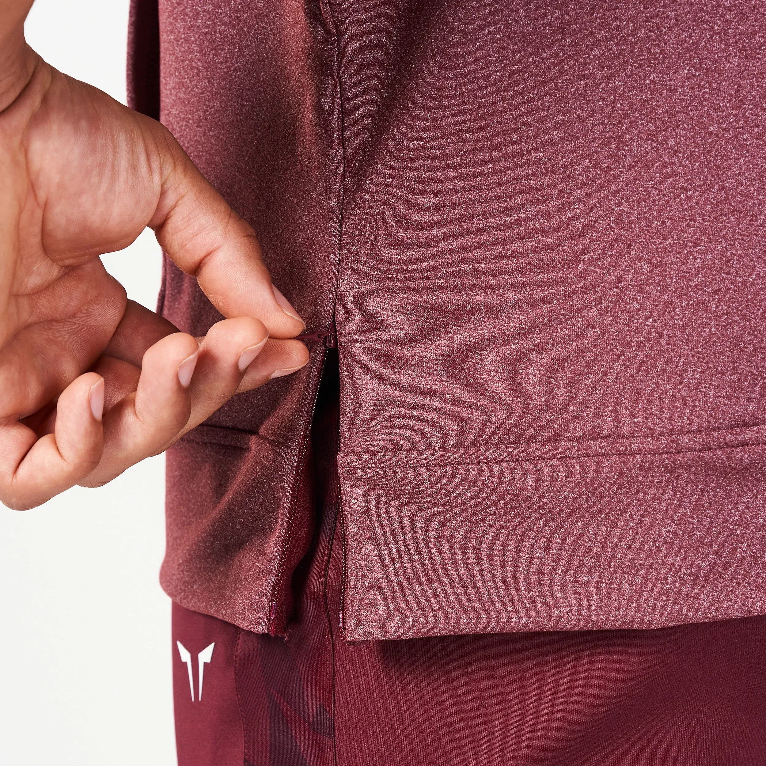 Adonis Hoodie 2.0 - Burgundy Marl