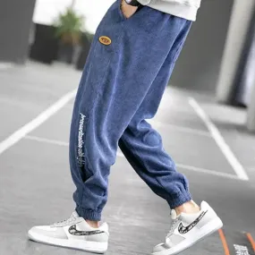 Aesthetic Casual Corduroy Loose Pants