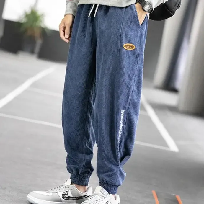 Aesthetic Casual Corduroy Loose Pants