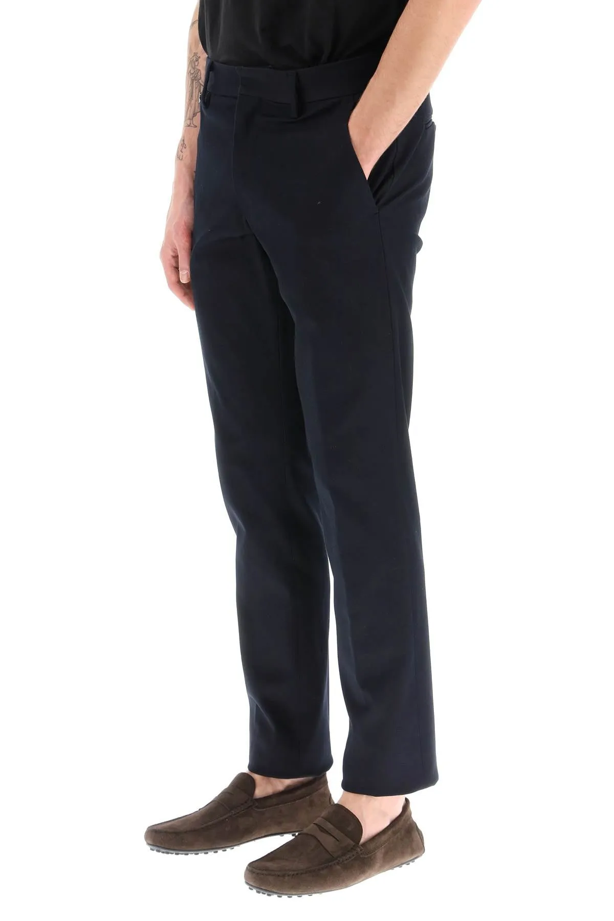 Agnona cotton chino pants