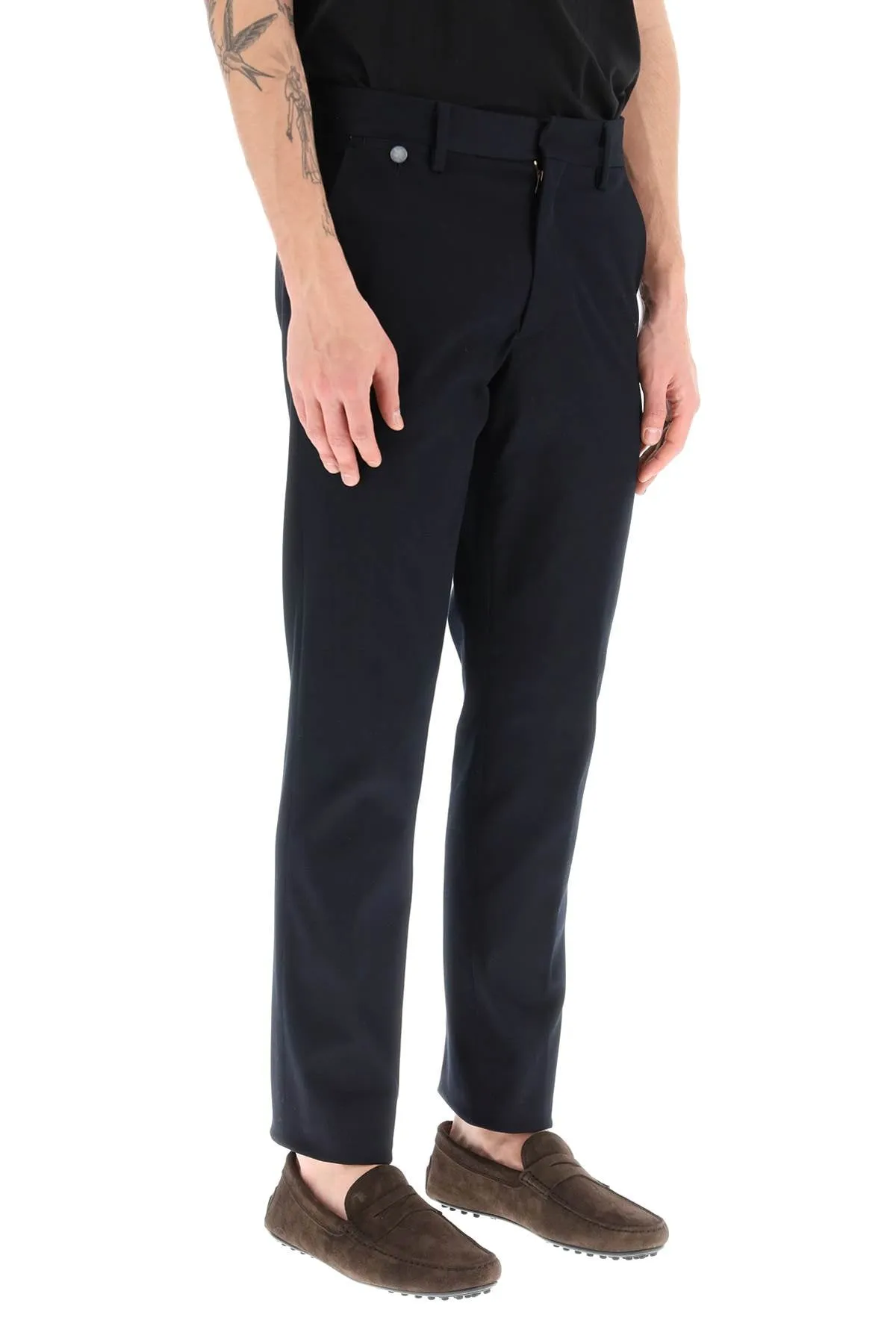 Agnona cotton chino pants