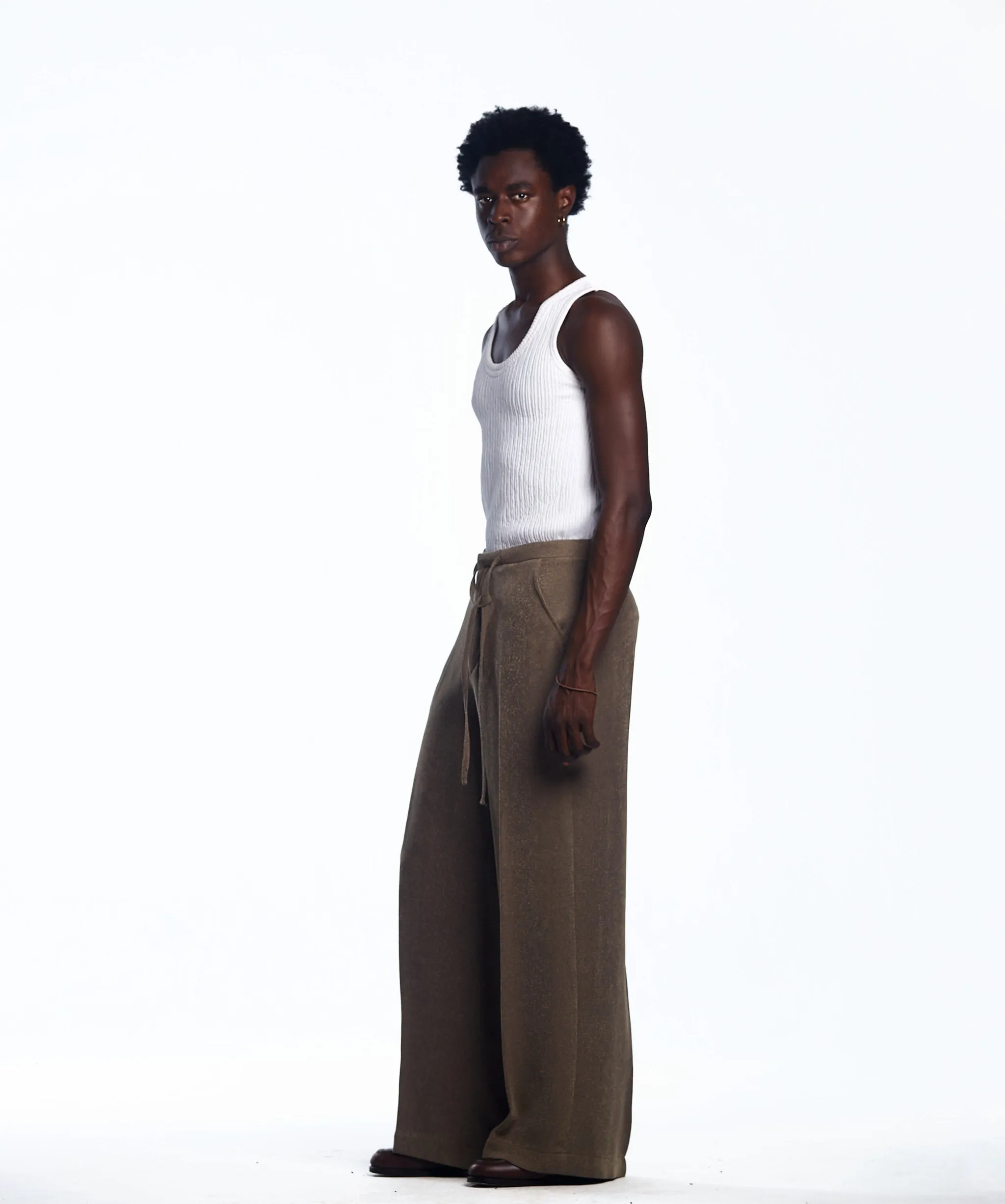 AJABENG Adofo Poly Diamond Crepe Drawstring Pants