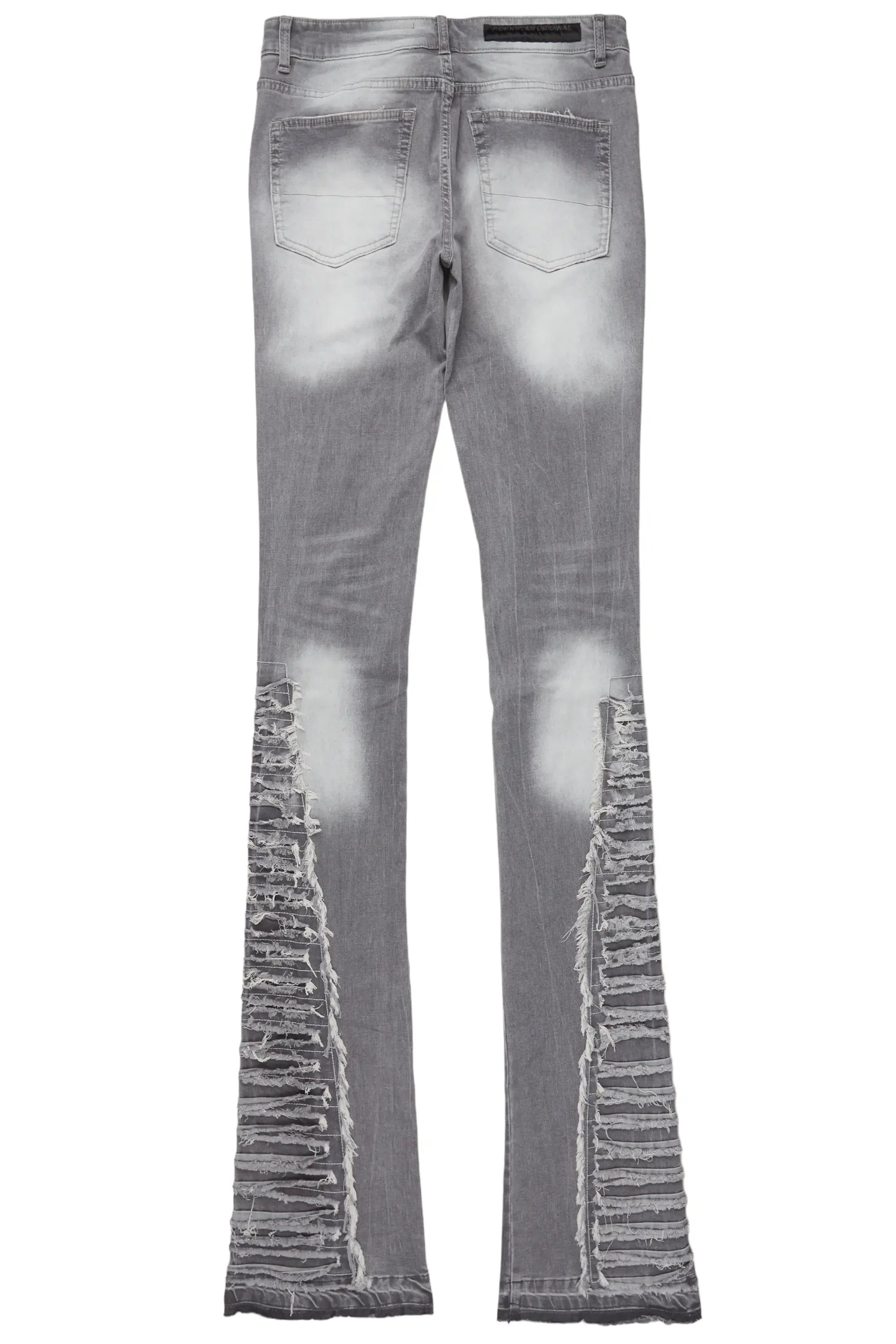 Argo Grey Super Stacked Flare Jean