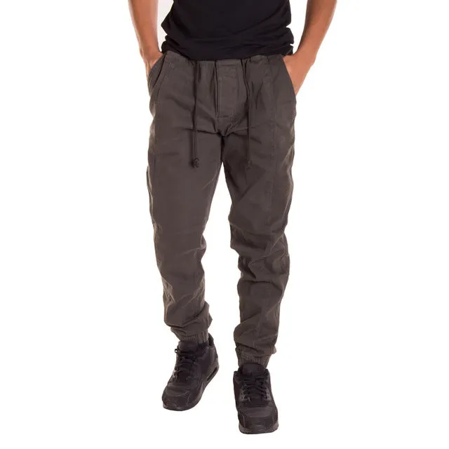 Autumn Fashion Mens Cotton Pants Male Trousers