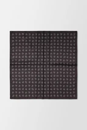 Billionaire Black Foulard Elegant Scarf