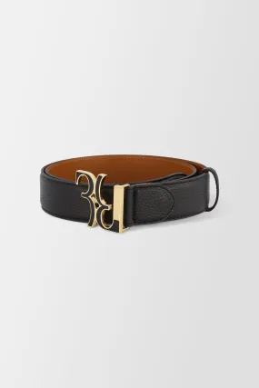 Luxury Billionaire Black/Gold Double B Belt - Premium Quality Fashion Accessory