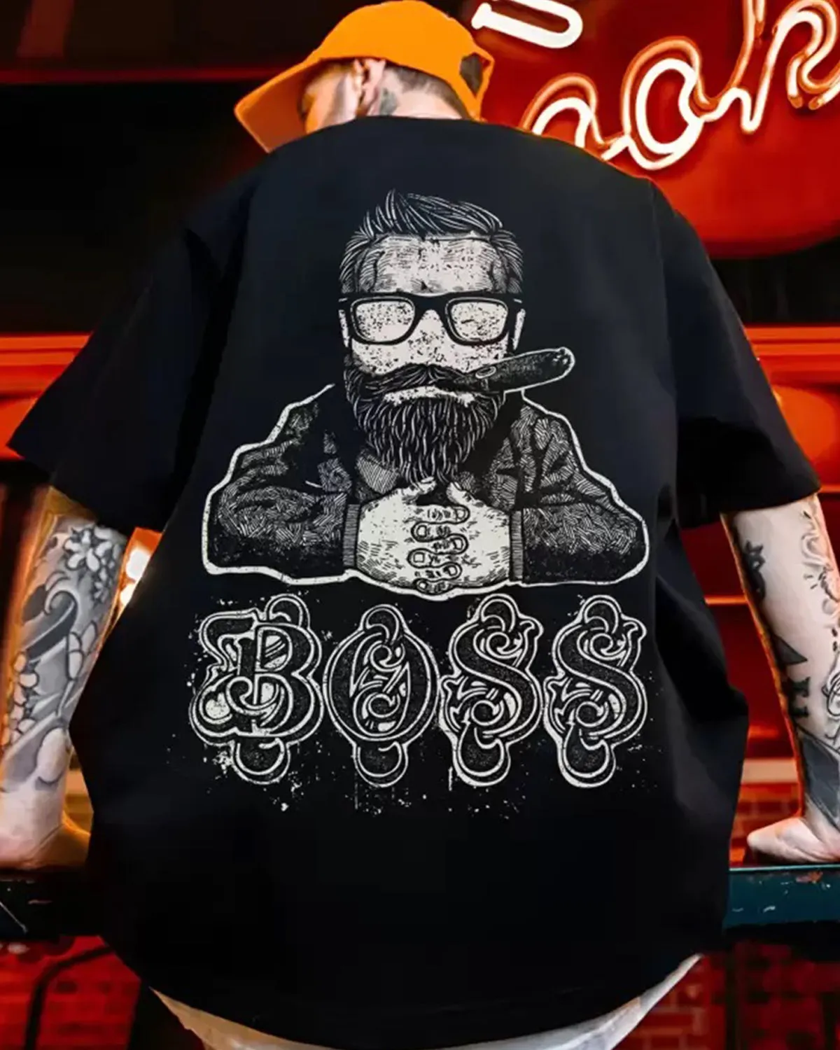 BOSS Printed Oversized T-Shirt