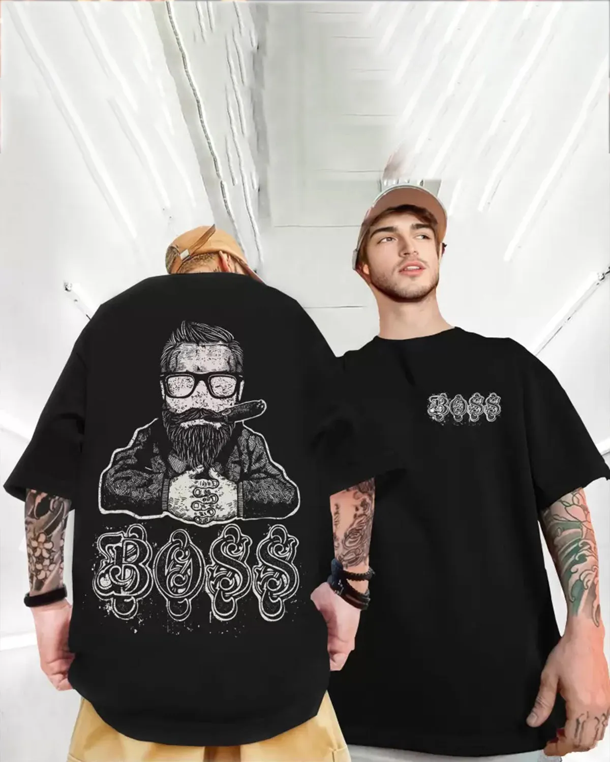 BOSS Printed Oversized T-Shirt