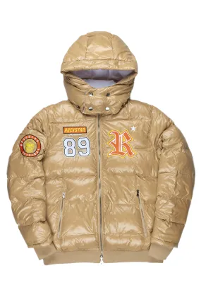 Boys Nassau Beige Puffer Jacket