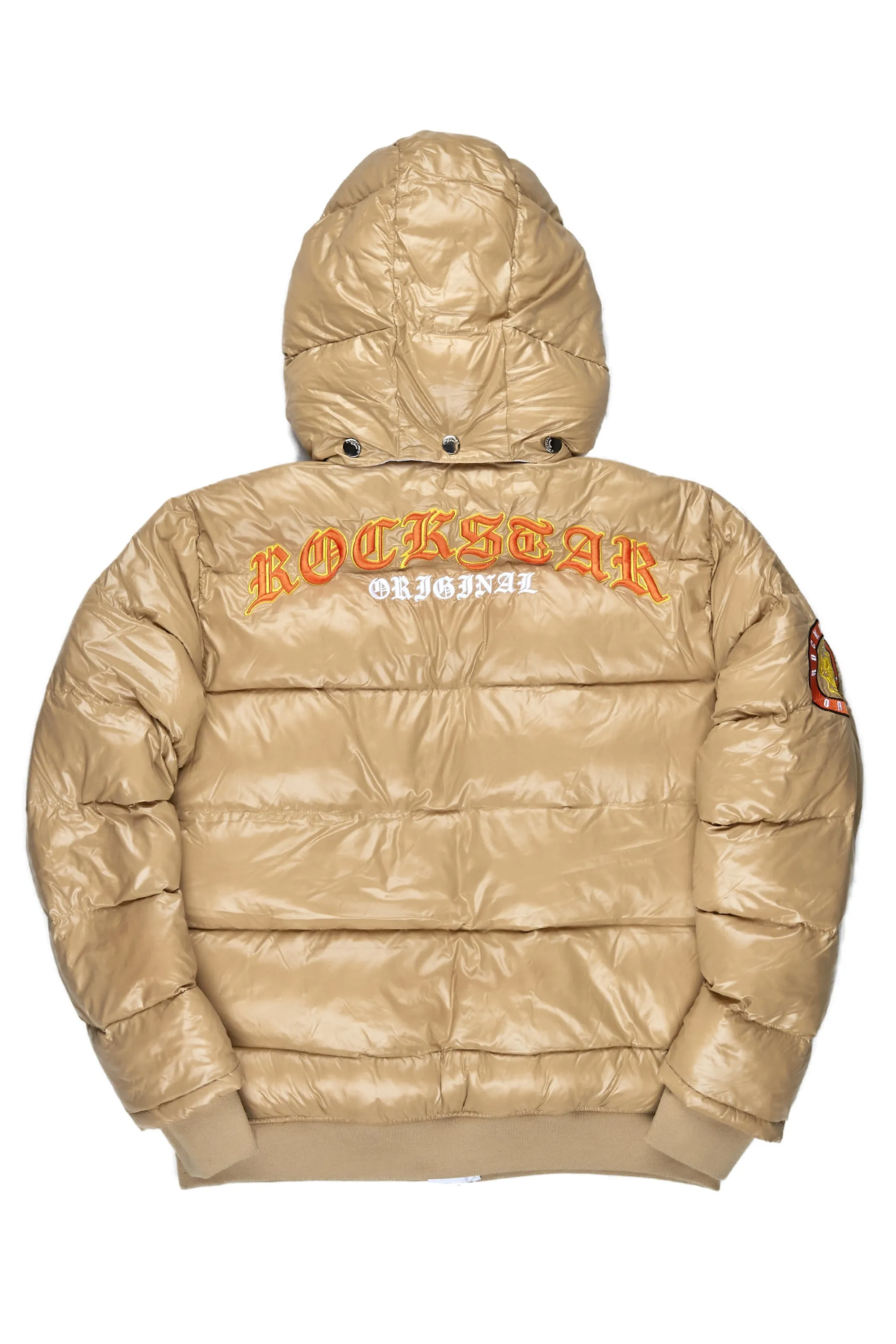 Boys Nassau Beige Puffer Jacket