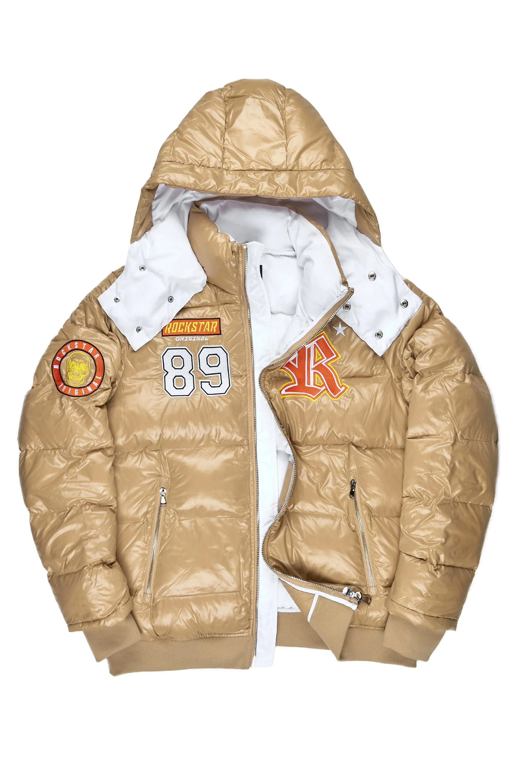 Boys Nassau Beige Puffer Jacket