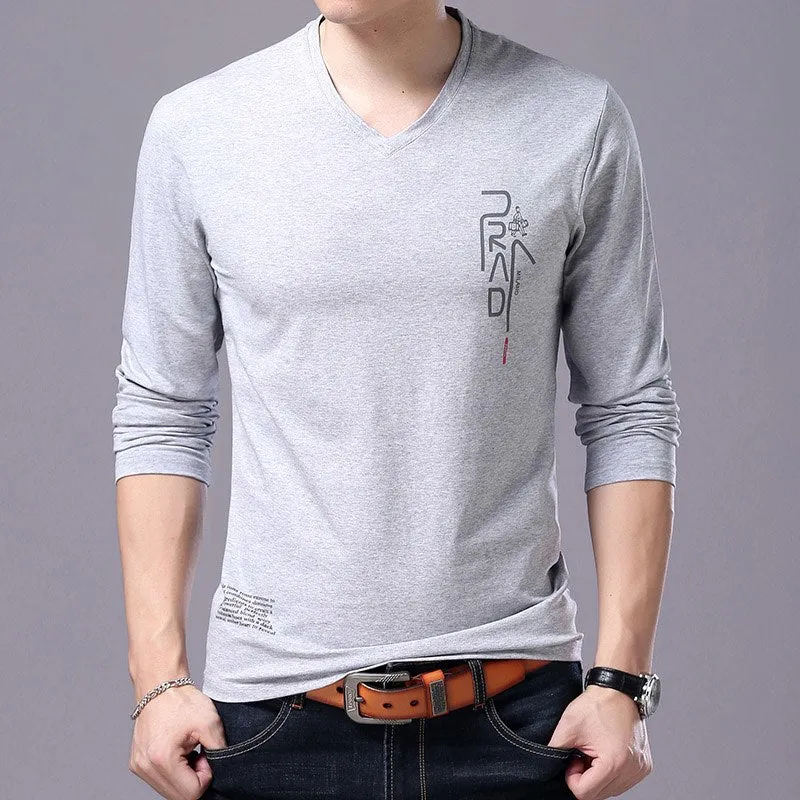 Brand T Shirt For Men Korean Boyfriend Gift Trending Tops Streetwear