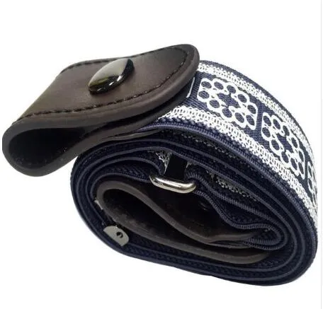 Buckle-Free Belt For Jean Pants,Dresses,No Buckle Stretch Elastic Belt