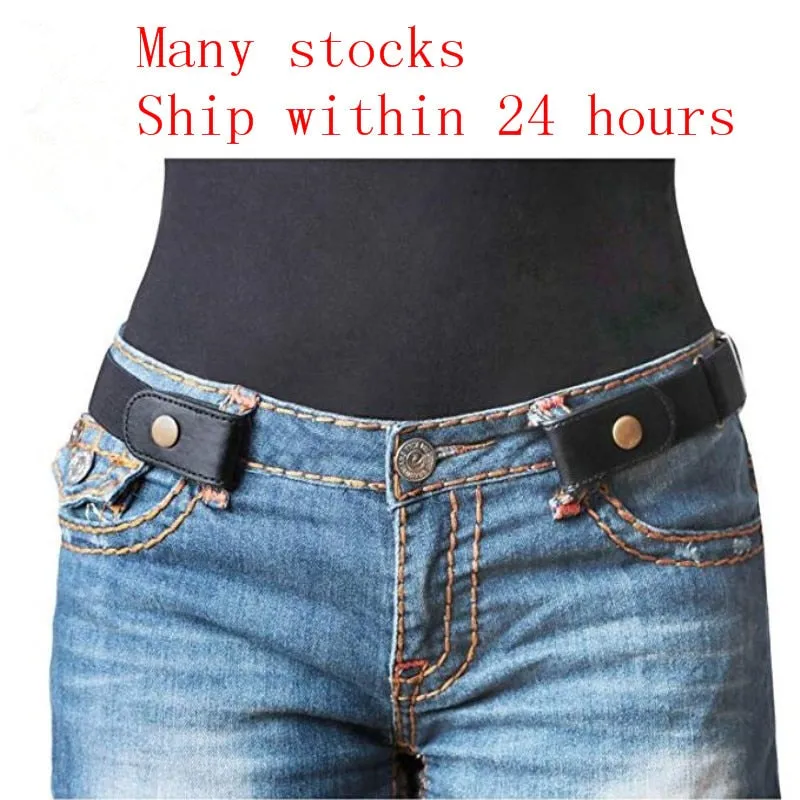 Buckle-Free Belt For Jean Pants,Dresses,No Buckle Stretch Elastic Belt