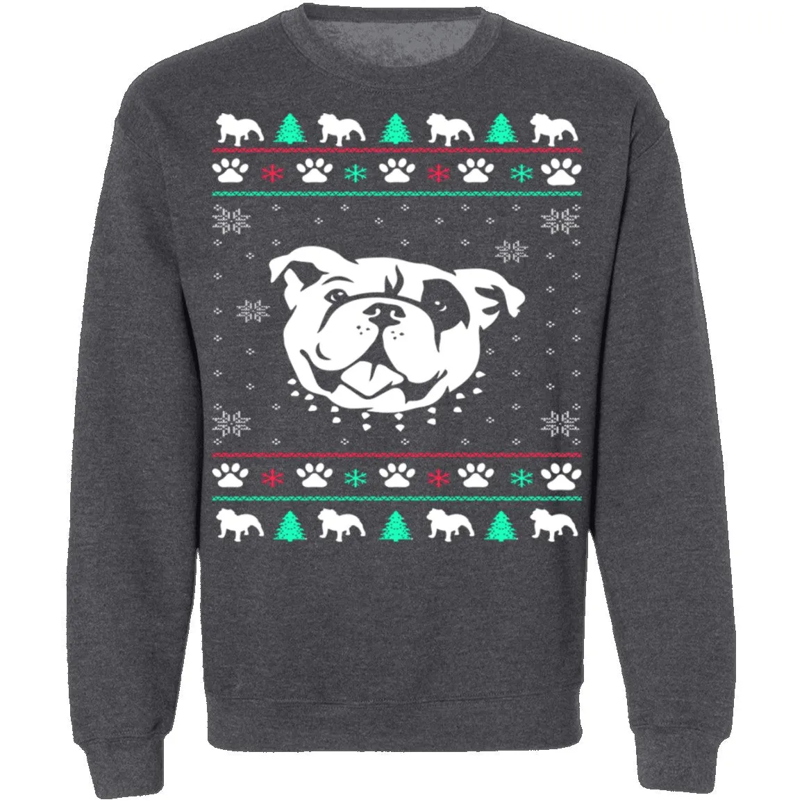 Bulldog Ugly Christmas Sweater