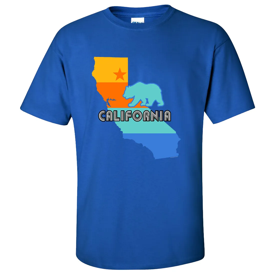 California Bear State Stripes Asst Colors T-shirt/tee