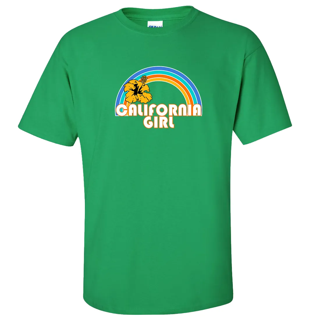 California Girl Rainbow Hibiscus Asst Colors T-shirt/tee