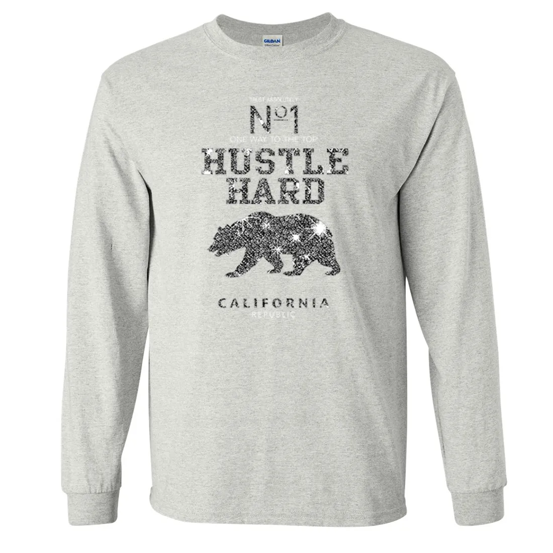 California Hustle Hard Sparkle Long Sleeve Shirt