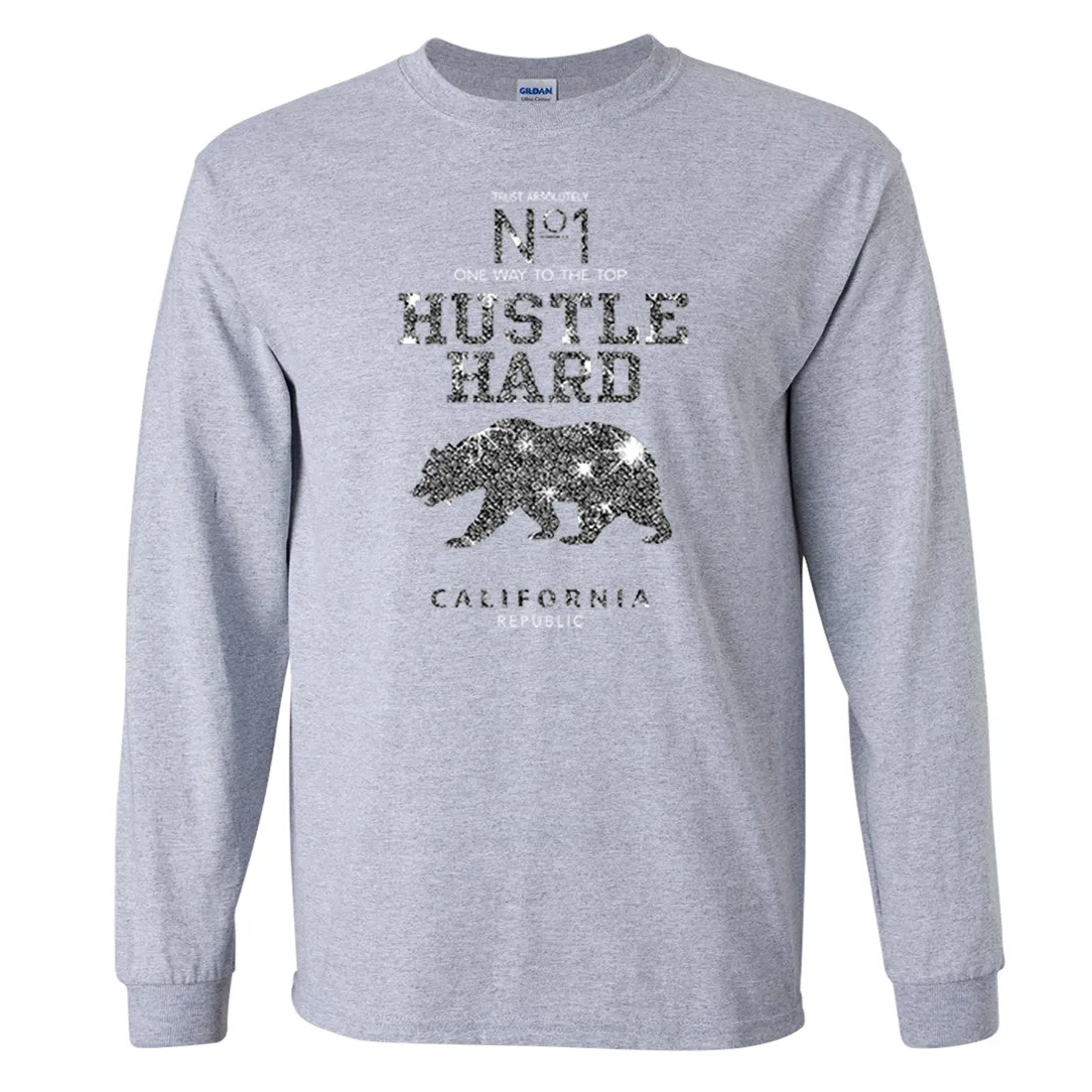 California Hustle Hard Sparkle Long Sleeve Shirt