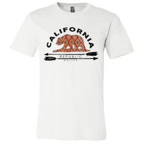 California Republic Native Asst Colors Mens Lightweight Fitted T-Shirt/tee