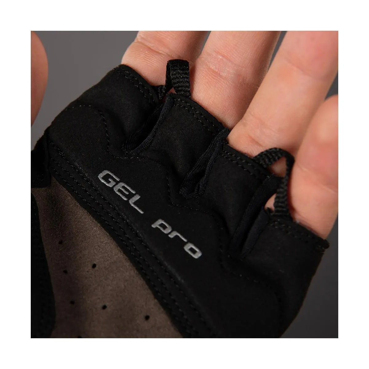 Mens Chiba Gel Air Reflex Cycling Gloves, Black