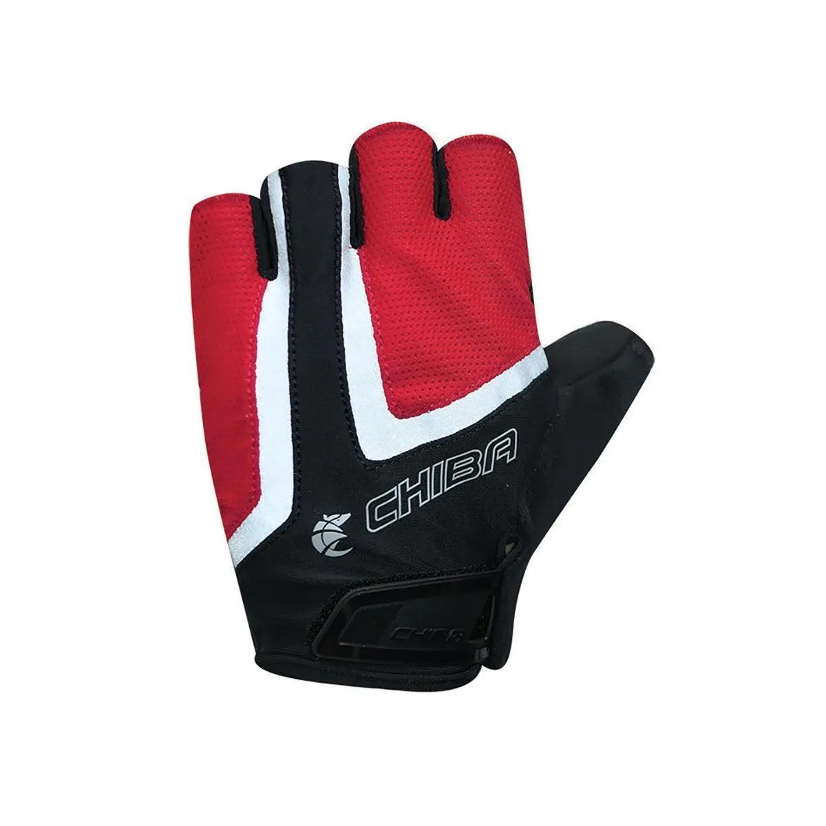 Chiba Gel Air Reflex Mens High-Performance Cycling Gloves in Vibrant Red