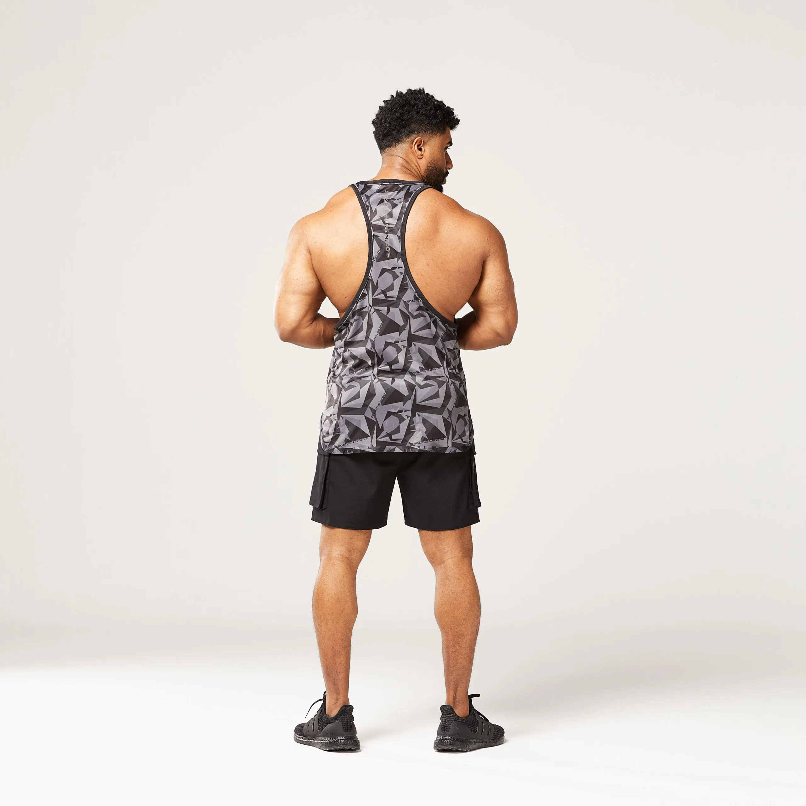 Code Camo Tank - Black Print