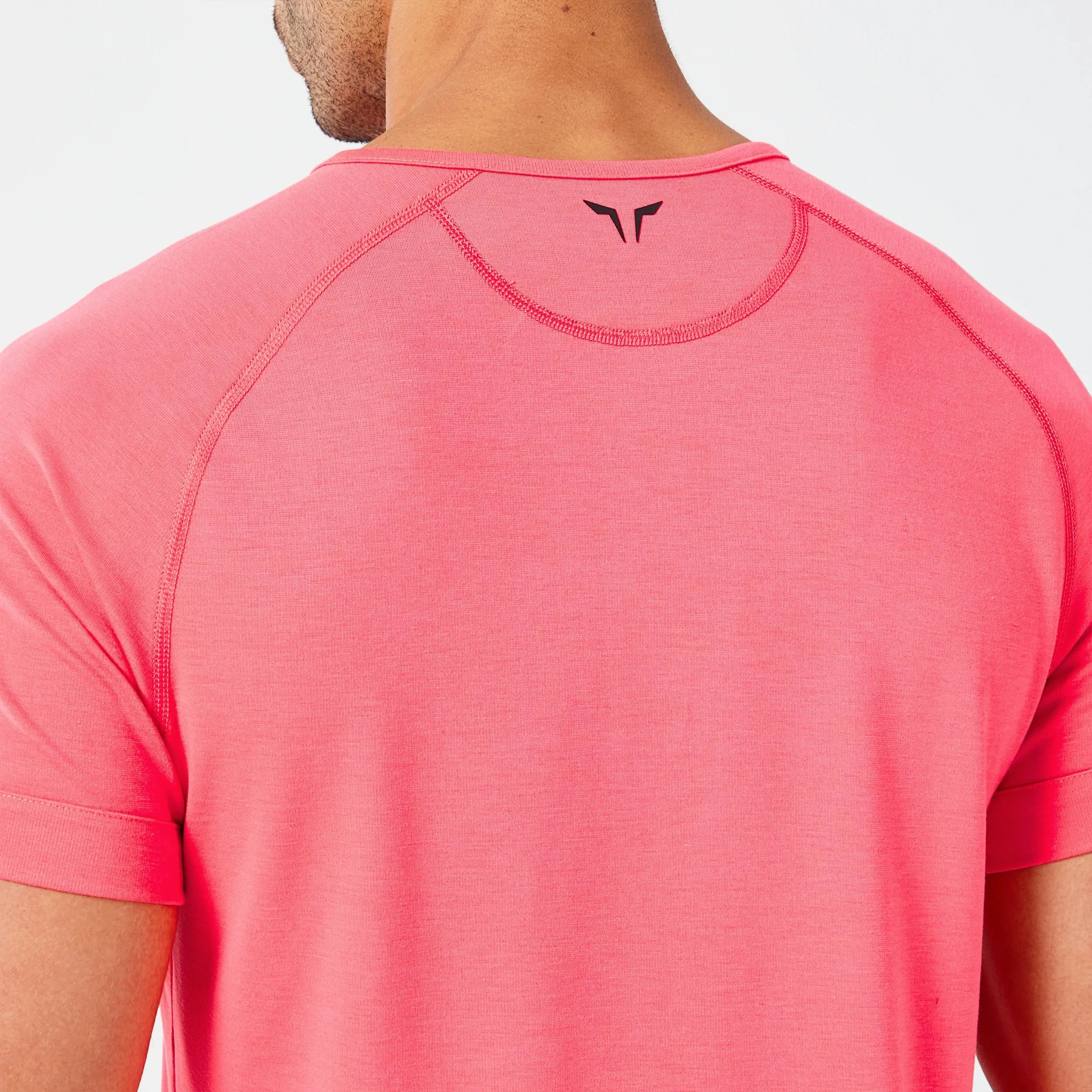 Code Henley Tee - Hot Pink