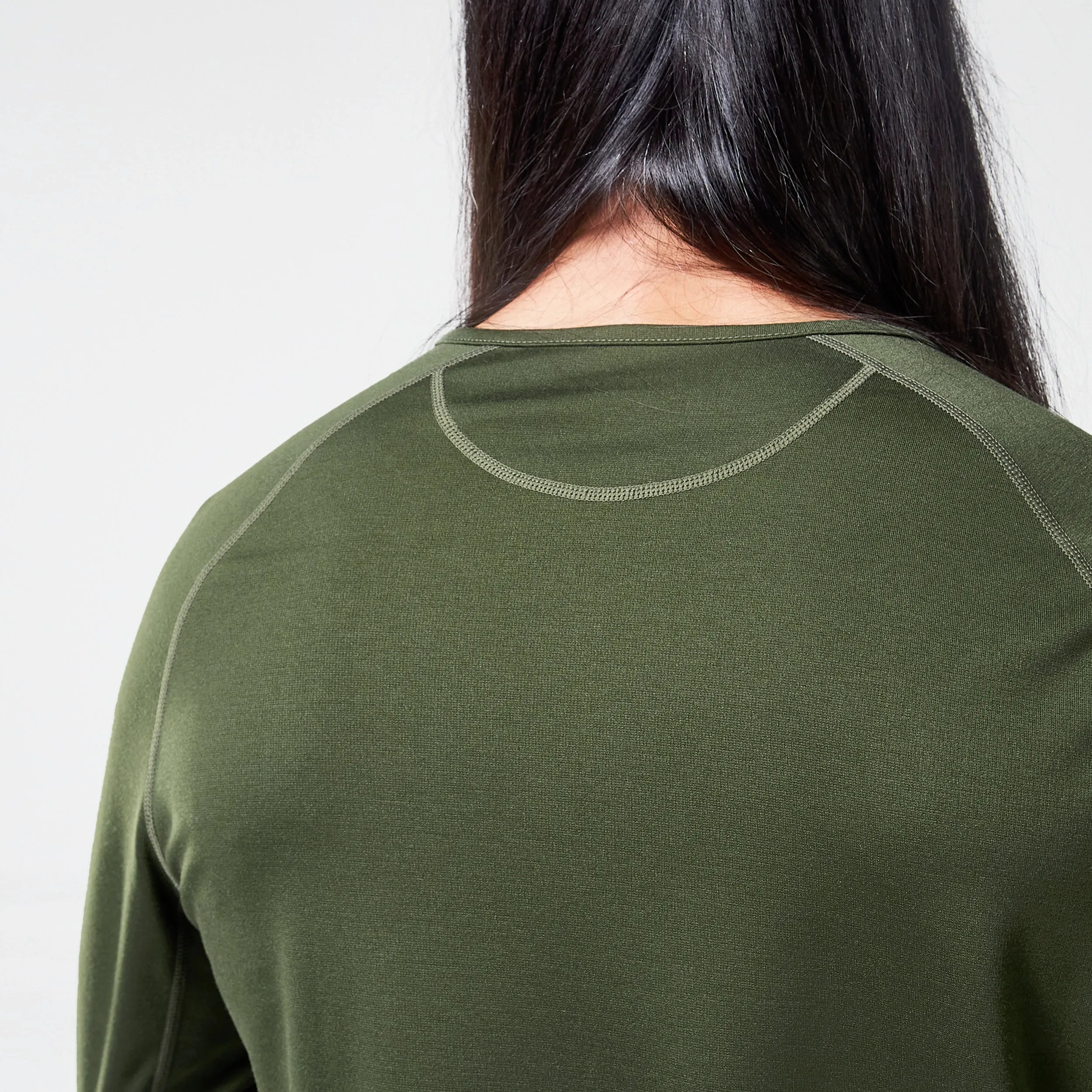 Code Urban Henley Tee - Kombu Green