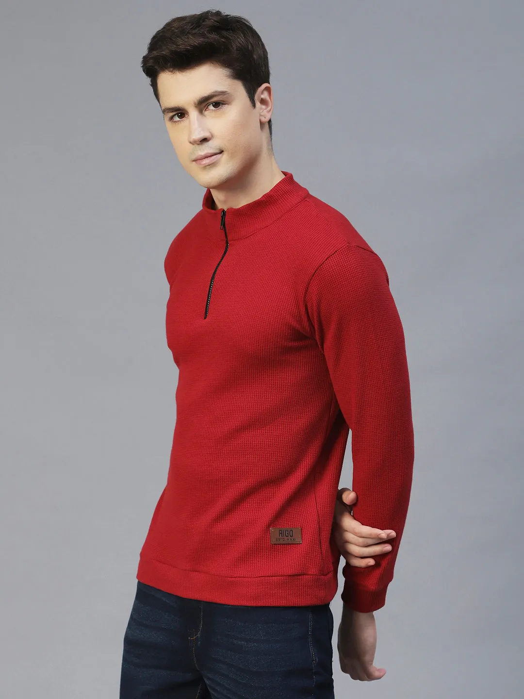 Comfy Henley Knit T-Shirt