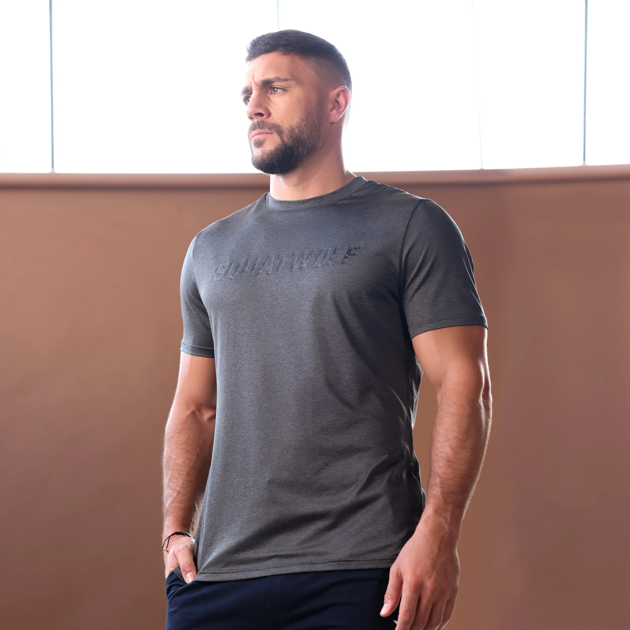 Core AeroTech Muscle Tee - Black Marl