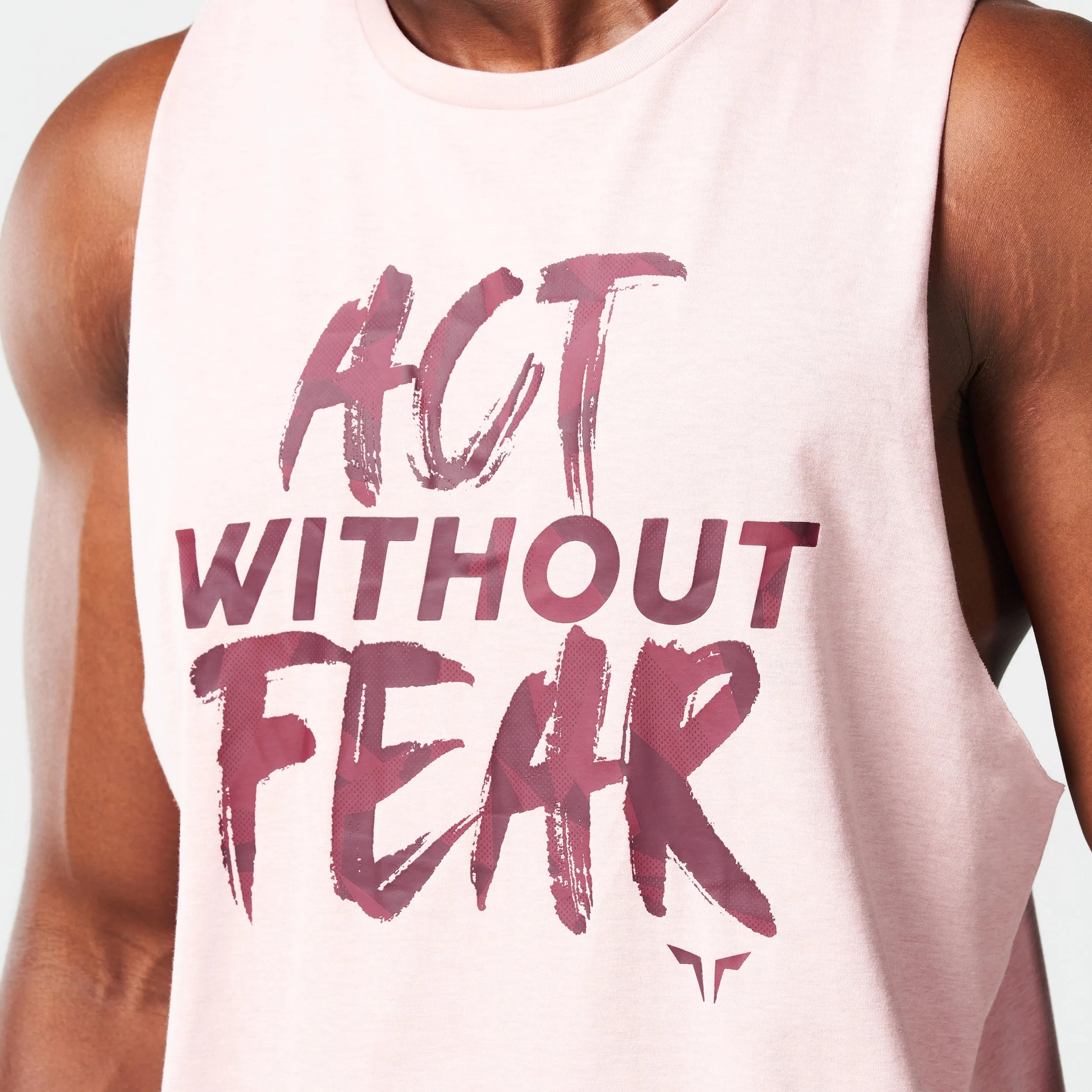 Core Belief Tank - Pale Mauve Marl