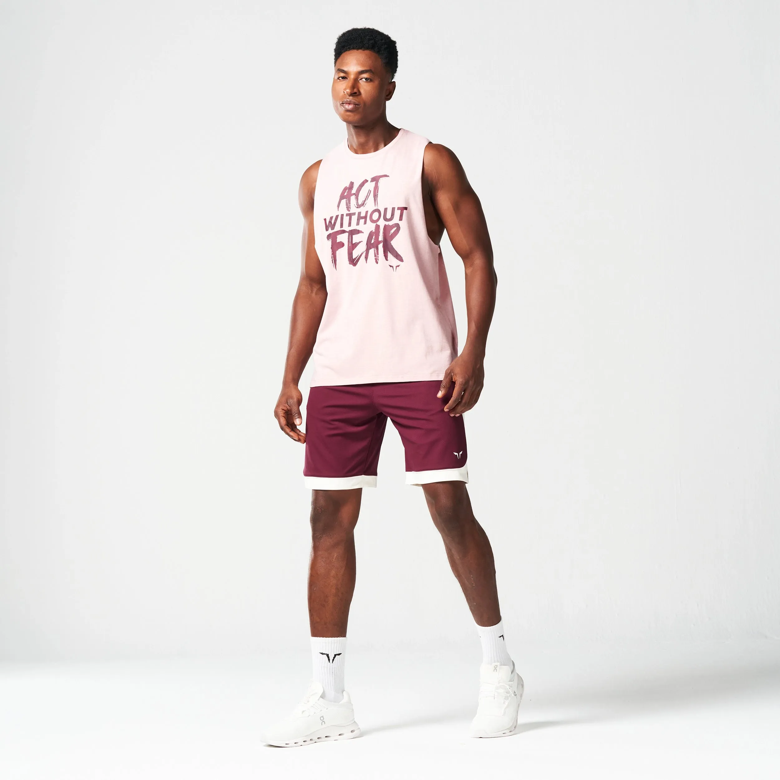 Core Belief Tank - Pale Mauve Marl