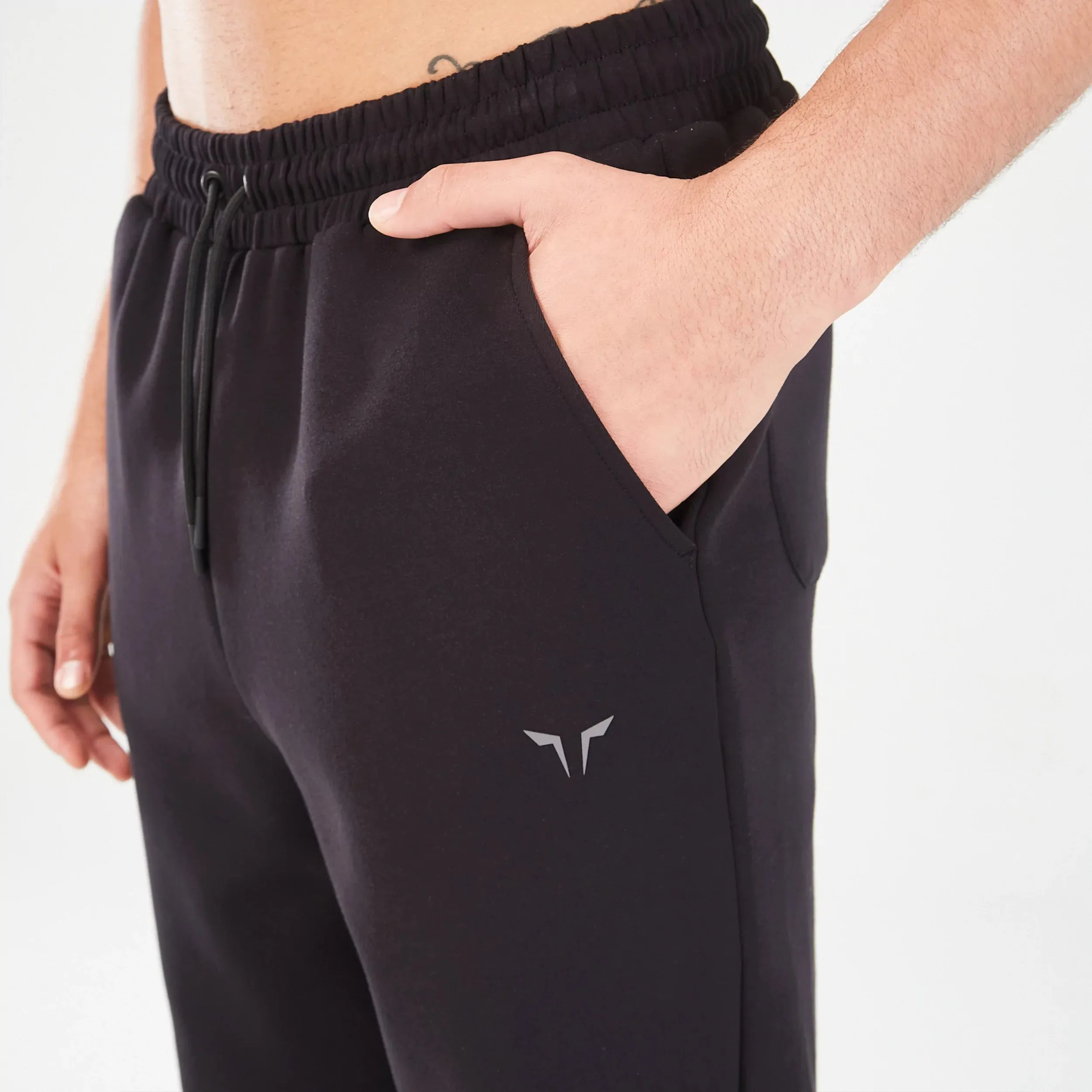 Premium Black Core-Level Up Sports Joggers for Men