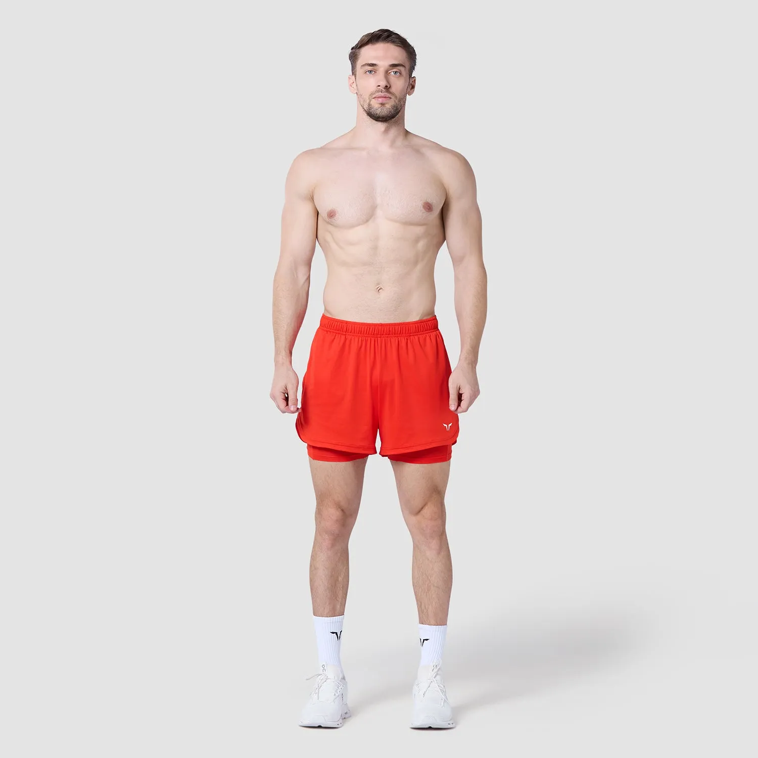 Core Mesh 2-In-1 5" Shorts 2.0 - Orange.Com