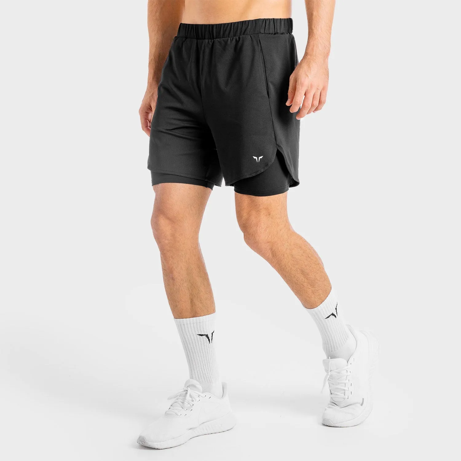 Core Mesh 2-in-1 Shorts - Onyx