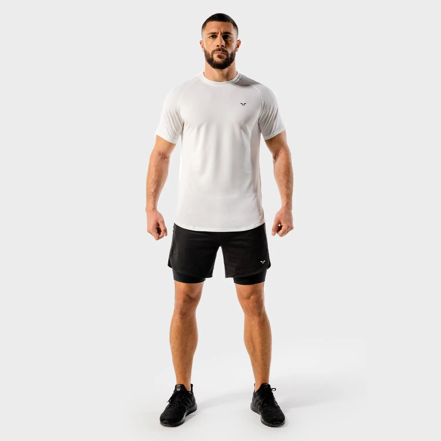 Core Mesh Tee - White