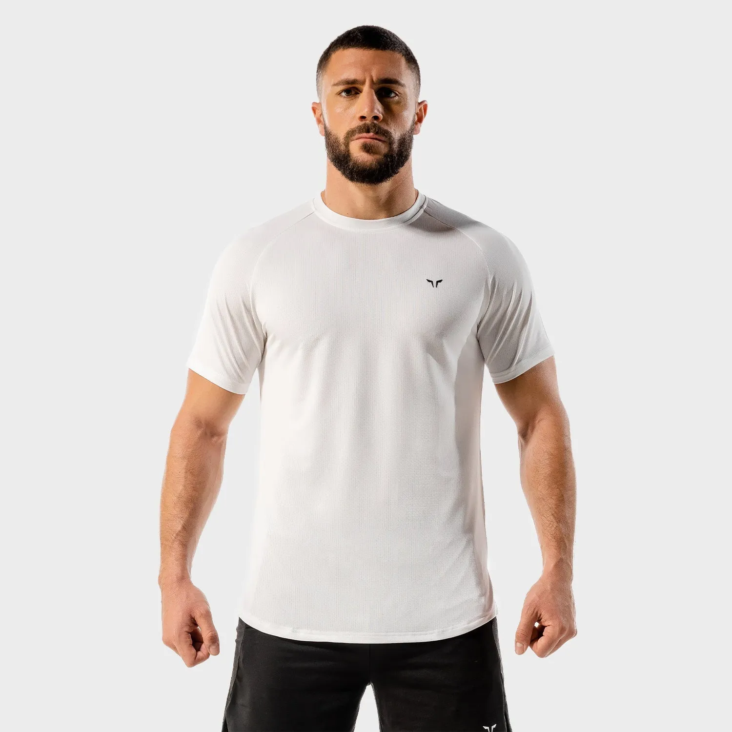 Core Mesh Tee - White