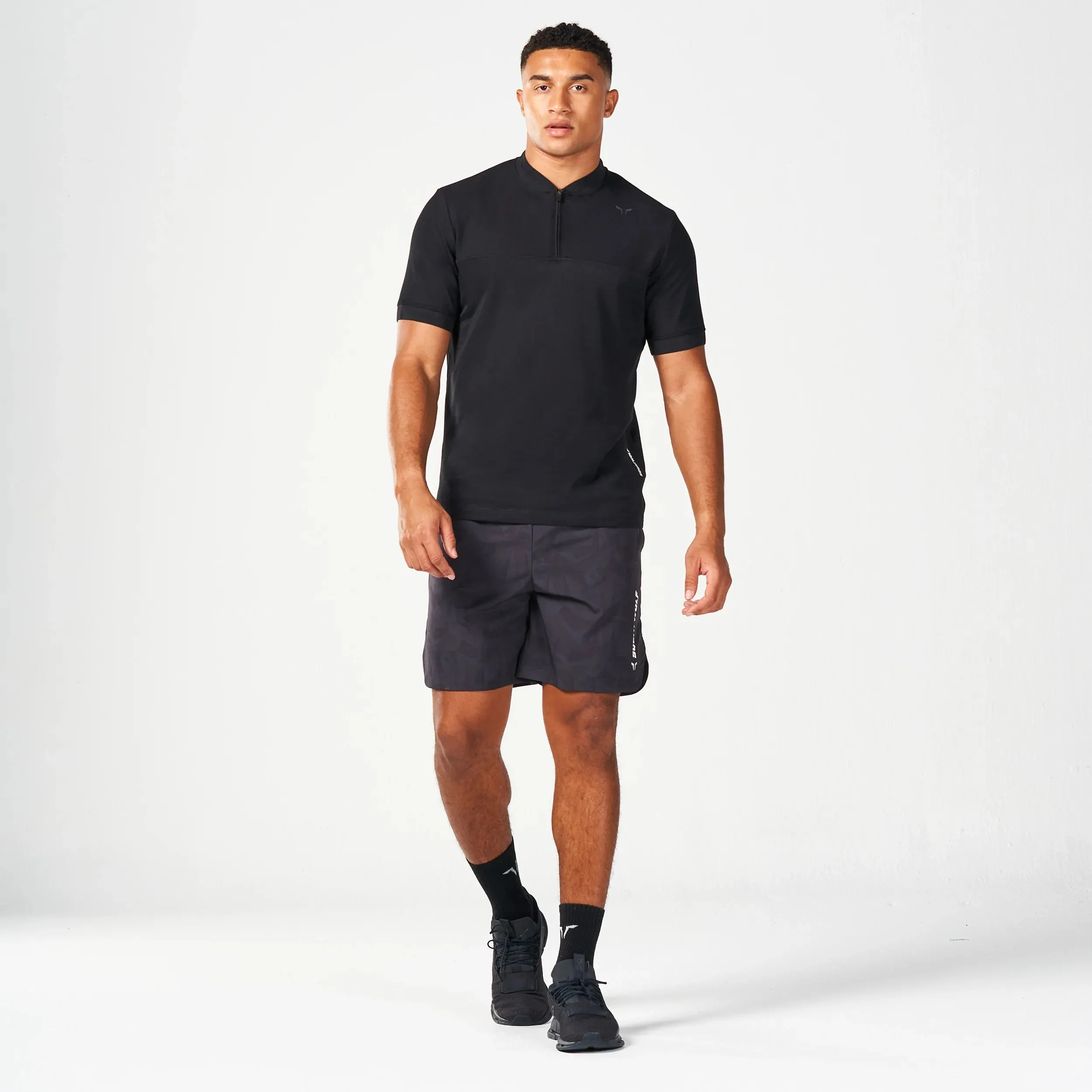 High-Performance Core Running T-Shirt in Black