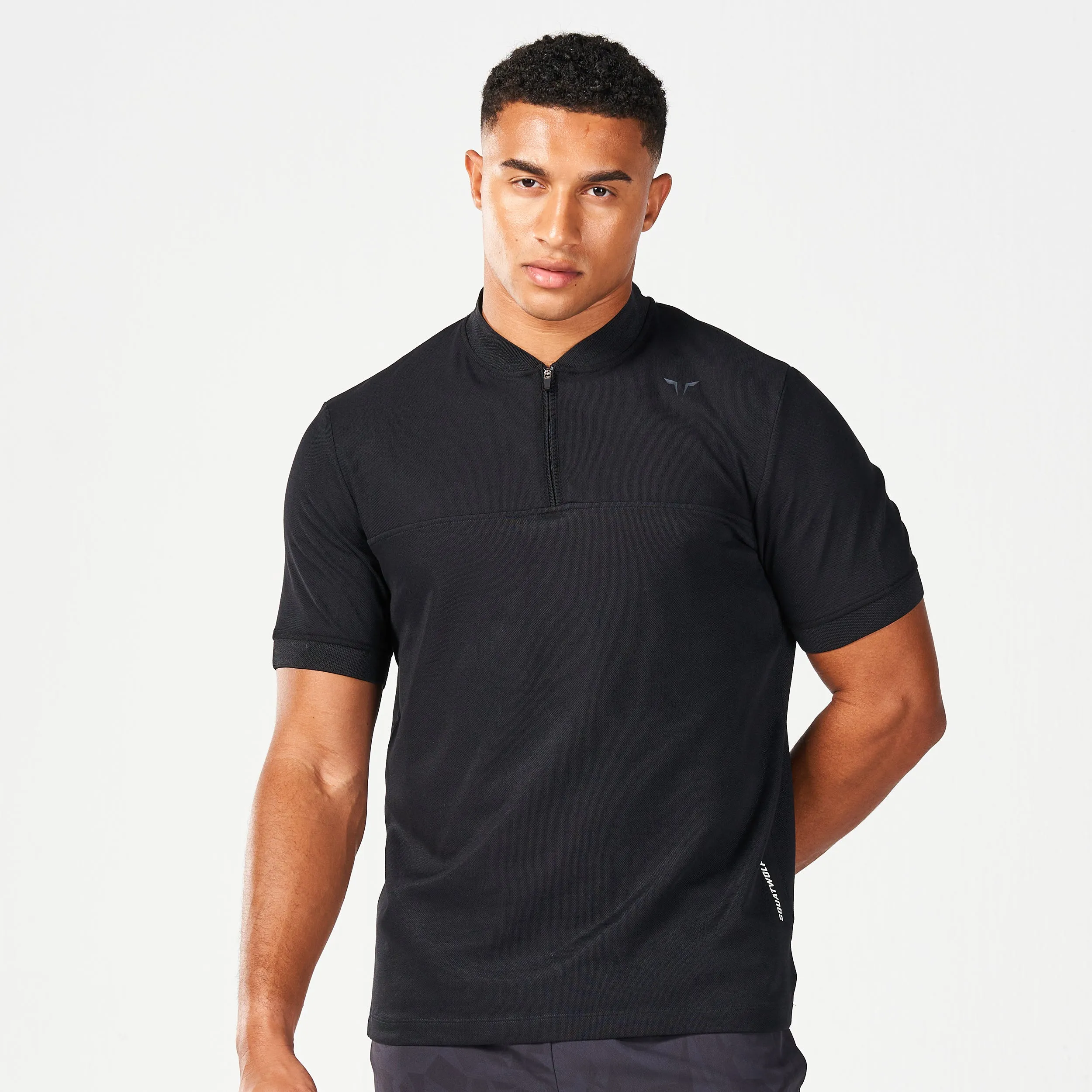 High-Performance Core Running T-Shirt in Black