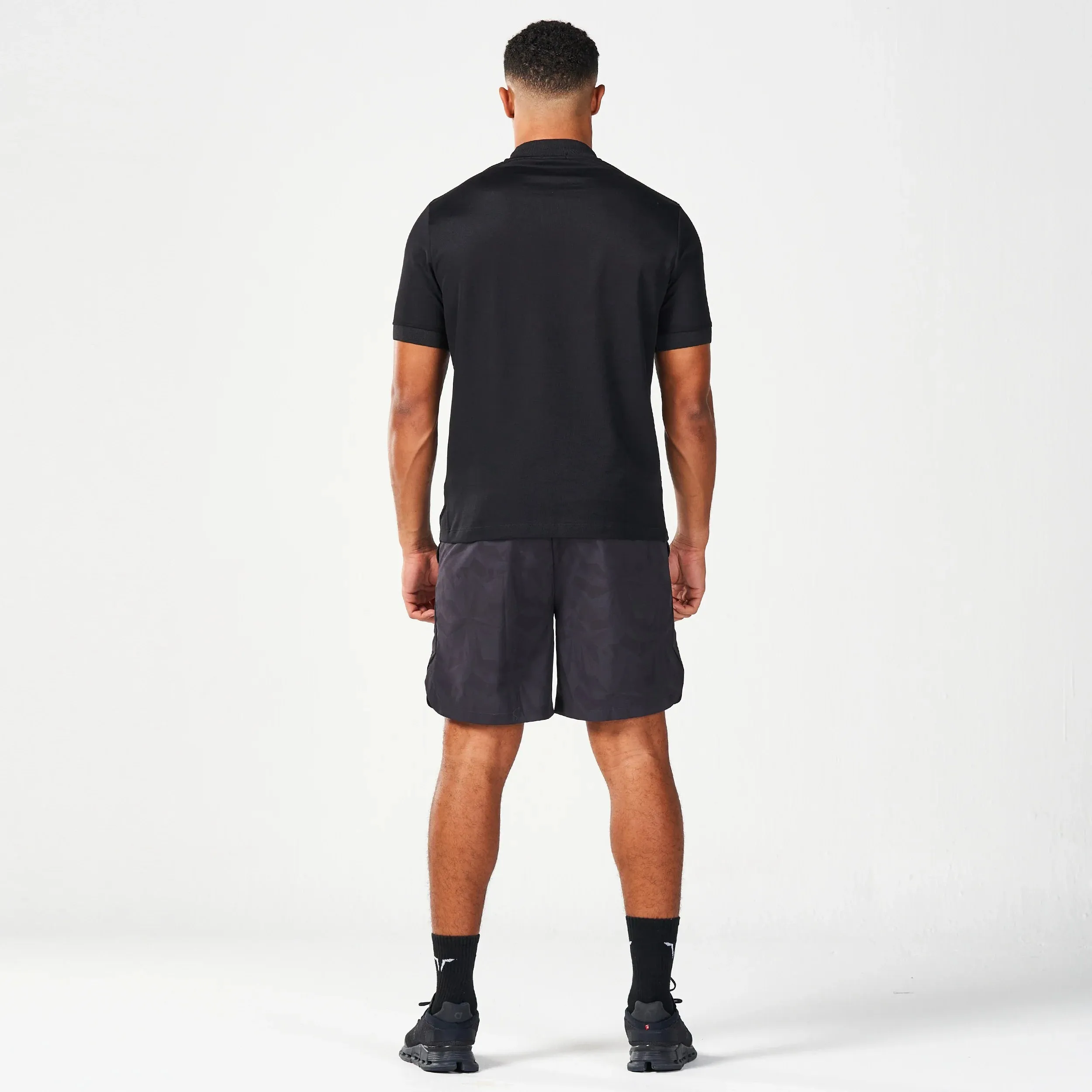 High-Performance Core Running T-Shirt in Black